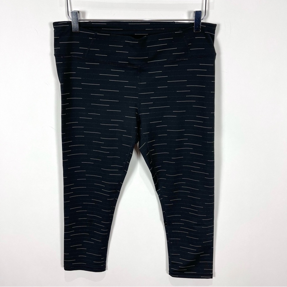 Lucy striped cropped leggings